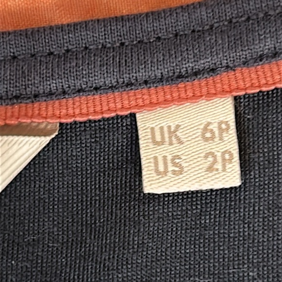 NWT Boden Mabel Dress Trinket Heart Lock and Key Chatsworth Navy Womens Size 6p - Picture 6 of 13